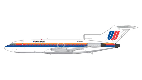 September Release Gemini Jets United Airlines Boeing 727-100 “Saul Bass” N7001U - 1/200 - Pre Order