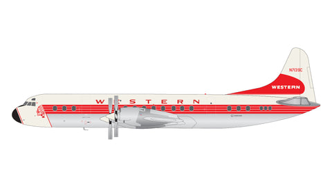 October Release Gemini Jets Western Airlines Lockheed L-188A N7139C - 1/200 - Pre Order