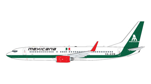 April Release Gemini Jets Mexicana Boeing 737-800/w "Retro Livery" XA-ASM - Pre Order