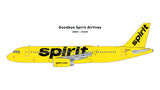 September 2026 Release Gemini Jets Spirit Airlines Airbus A320-200 N604NK "Last Flight"