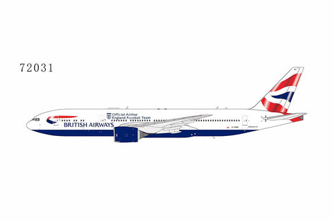 September Release NG Models British Airways Boeing 777-200ER “Union Flag/Official Airline of the England Football Team” G-YMMJ - Pre Order