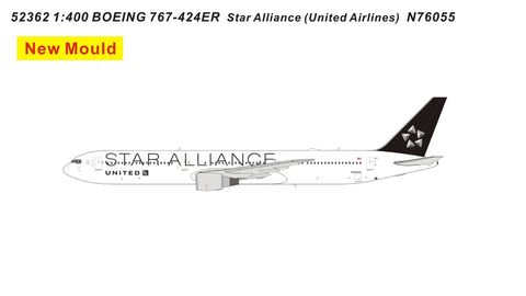 September Release Panda Models United Airlines Boeing 767-400ER “Star Alliance” N76055 - Pre Order
