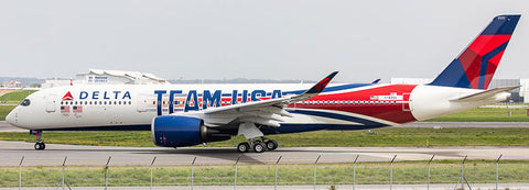 April Release AV400 Delta Air Lines Airbus A350-941 "Team USA" N521DN - Pre Order