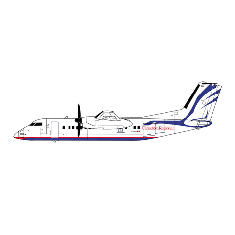 3D Design Deck Canadian Regional DeHavilland Dash 8-Q300 “Proud Wings” C-GHTA - Pre Order