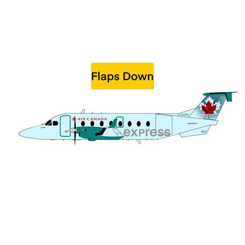 3D Design Deck Air Canada Beechcraft 1900D "Flaps Down" C-GORA - 1/200- Pre Order