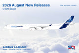 August 2026 Release SQ Wings Airbus Industrie Airbus A340-600 F-WWCA - 1/200 - Pre Order