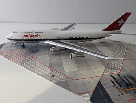 *CONSIGNMENT Model* Aviation 400 Swissair Boeing 747-300 "Chocolate" HB-IGD