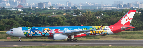 November Release JC Wings Air Asia Airbus A330-300 "Sonic the Hedgedog"  9M-XXU - Pre Order