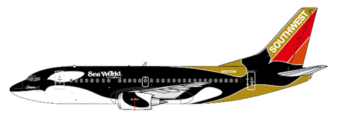 2025年2月発売 JCウィングス サウスウエスト航空 ボーイング737-500「シーワールド オブ カリフォルニア」N507SW - 予約注文