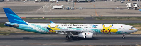 *Future Release* JC Wings Garuda Indonesia Airbus A330-300 "Pikachu" PK-GPY - Pre Order
