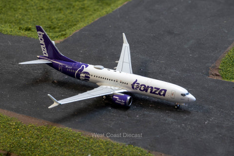 February Release NG Models Bonza Airline Boeing 737 MAX 8 "White Winglets" VH-UJT