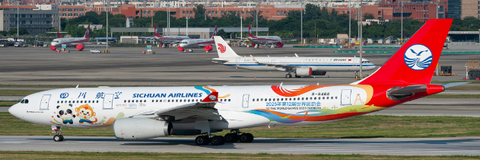 Future 2025 Release JC Wings Sichuan Airlines Airbus A330-200 "The World Games 2025 Chengdu" B-8468 - Pre Order