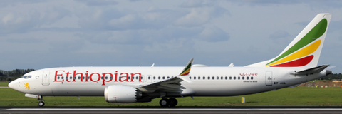 Future 2025 Release JC Wings Ethiopian Airlines Boeing 737 MAX 8 ET-AVL - Pre Order