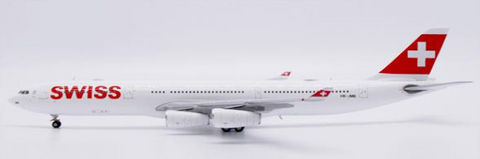 July 2025 Release JC Wings Swiss Airbus A340-300 "Zurich" HB-JMB - Pre Order