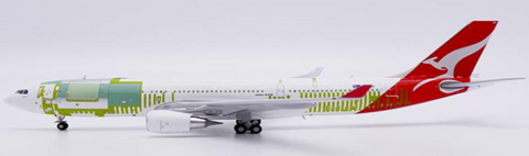 March Release 2025 JC Wings Qantas Freight Airbus A330-200(P2F) "Bare Metal" VH-EBF - Pre Order