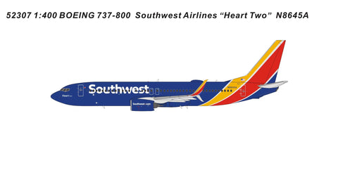Panda Models Southwest Boeing 737-800 “Heart Two” N8645A
