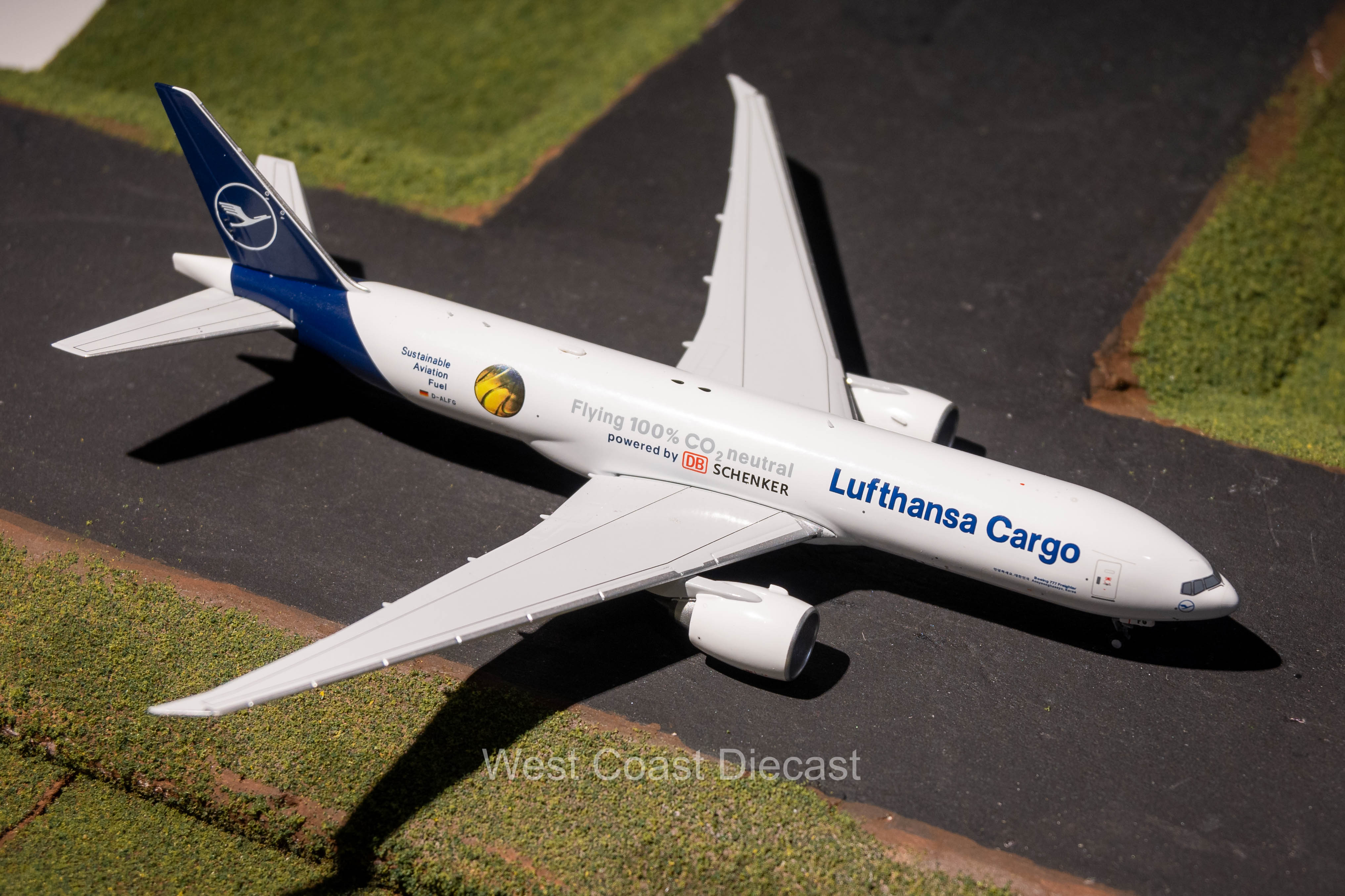 ルフトハンザカーゴ 777F D-ALFG 1/400 JC Wings 777F ルフトハンザ・カーゴ Sustainable Aviation Fuel